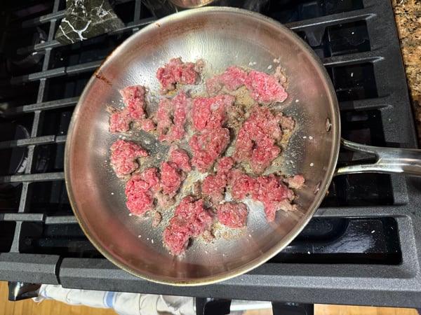 Cooking meat