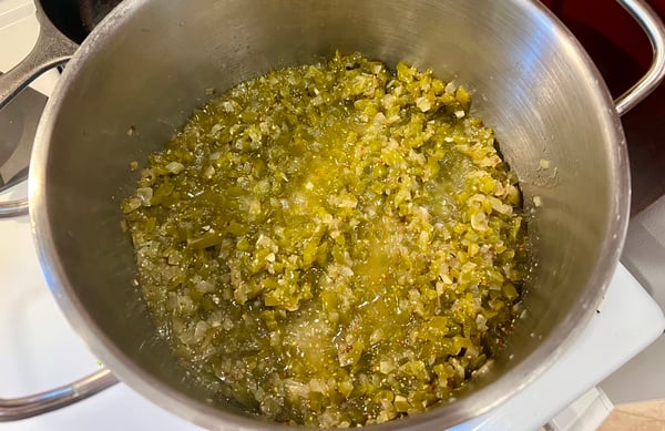 Cooking relish down