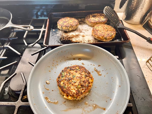 cooking turkey burgers 2