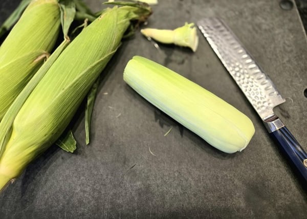 Corn cut off ends