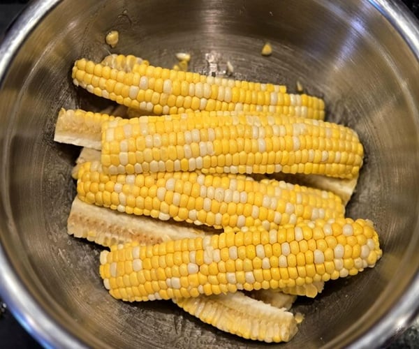 Corn ribs in bowl