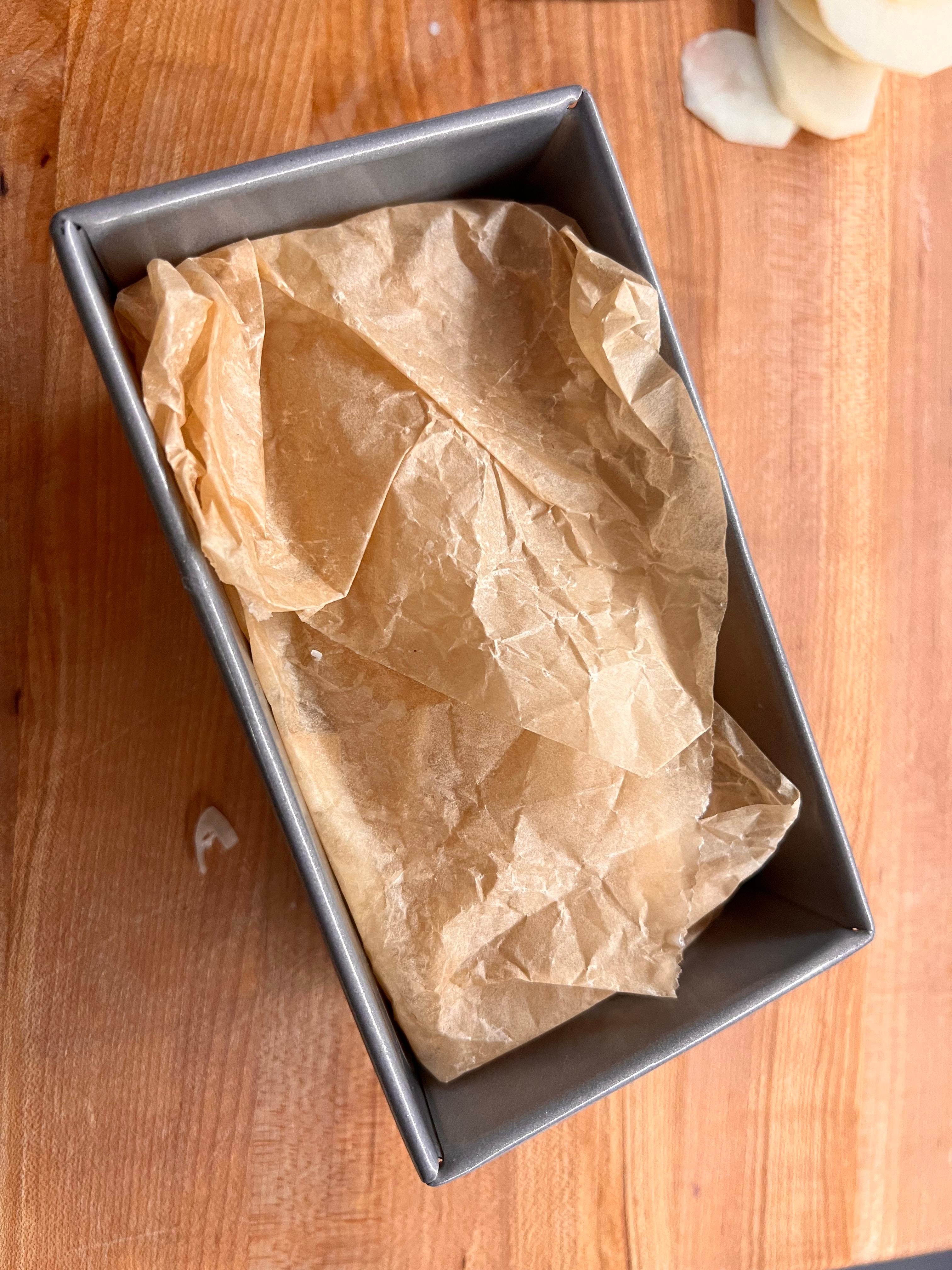 Potatoes covered in parchment