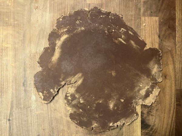 Cracked dough