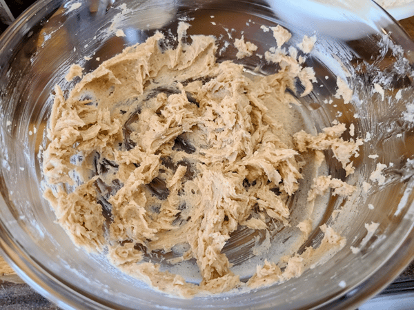creamed dough