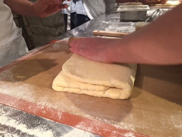 croissant dough fold