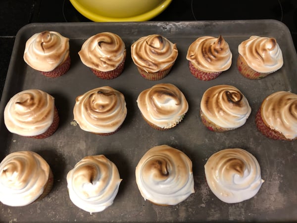 cupcakes with toasted meringue