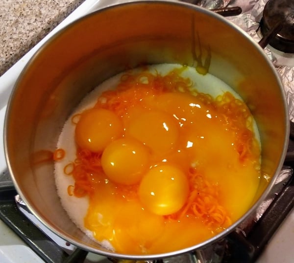 lemon curd eggs zest