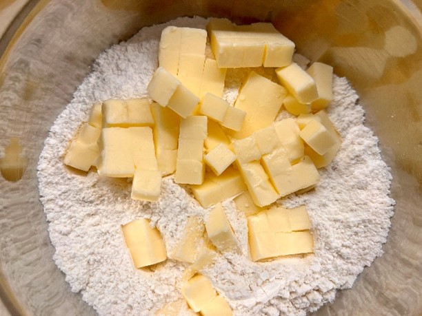 Butter and flour