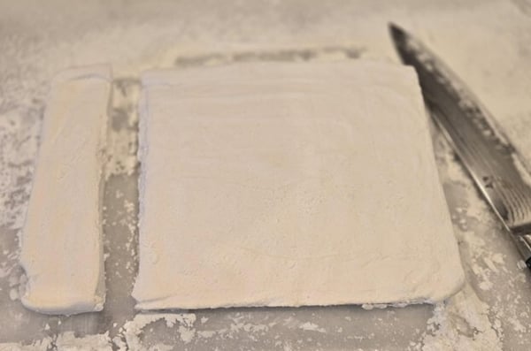 Cutting marshmallows