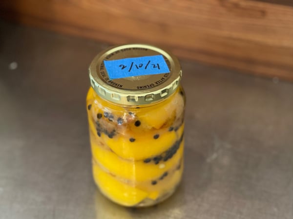 dated jar of lemons