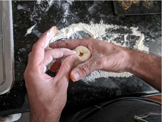 dough pimento pinch