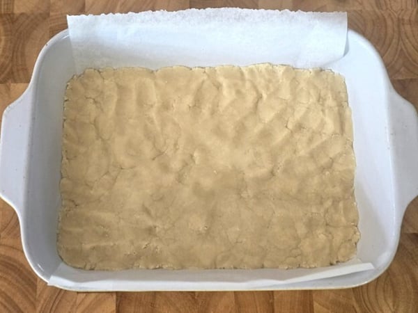 Dough pressed