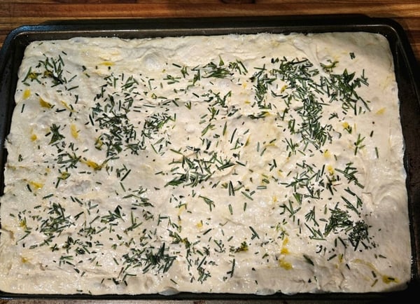 Dough ready for baking