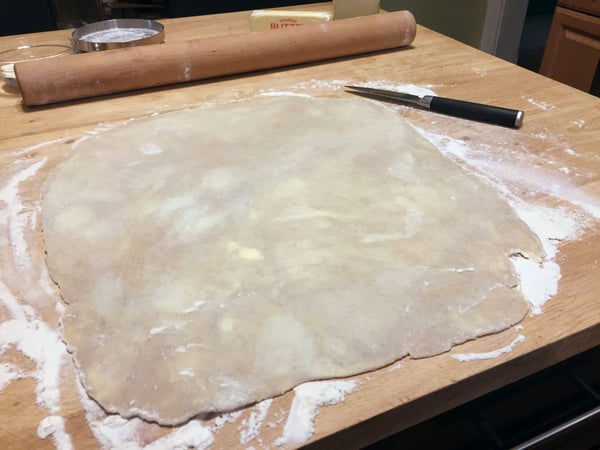 dough rolled out-2