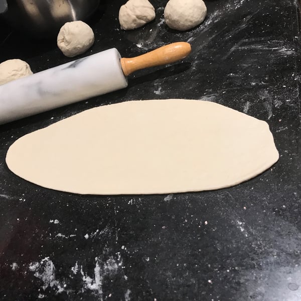 dough rolled out-3