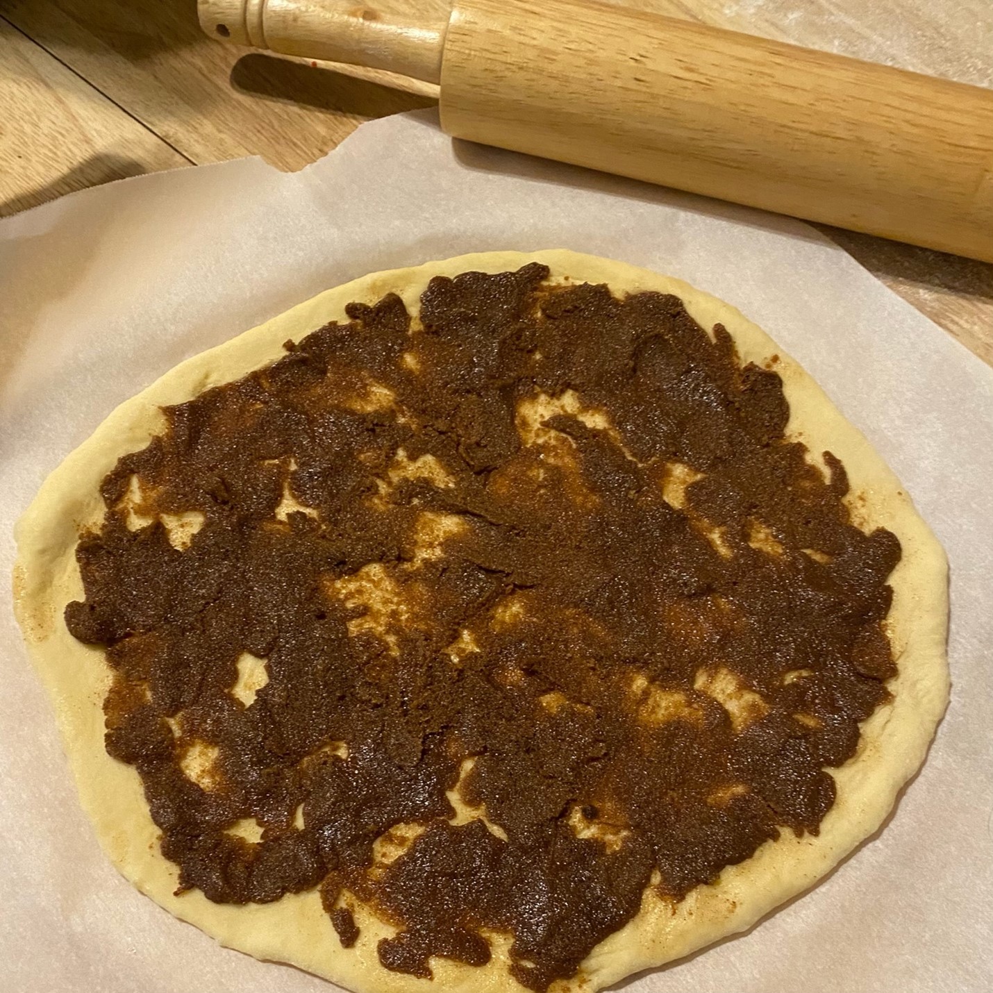 Snowflake dough with filling
