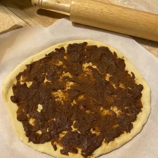 Snowflake dough with filling