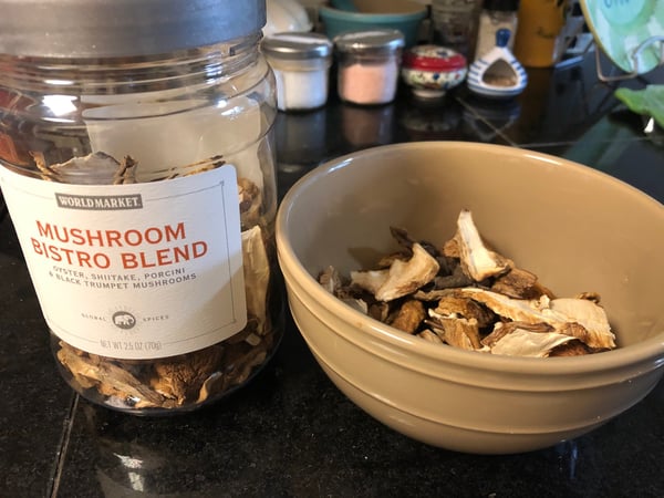 dried mushrooms