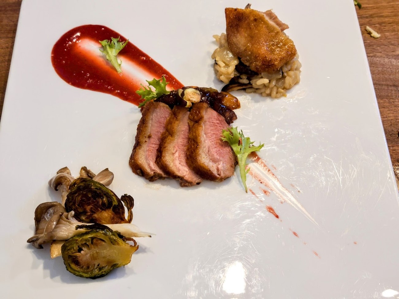 Duck with Cherry Gastrique