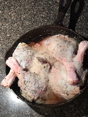 duck with salt & herbs