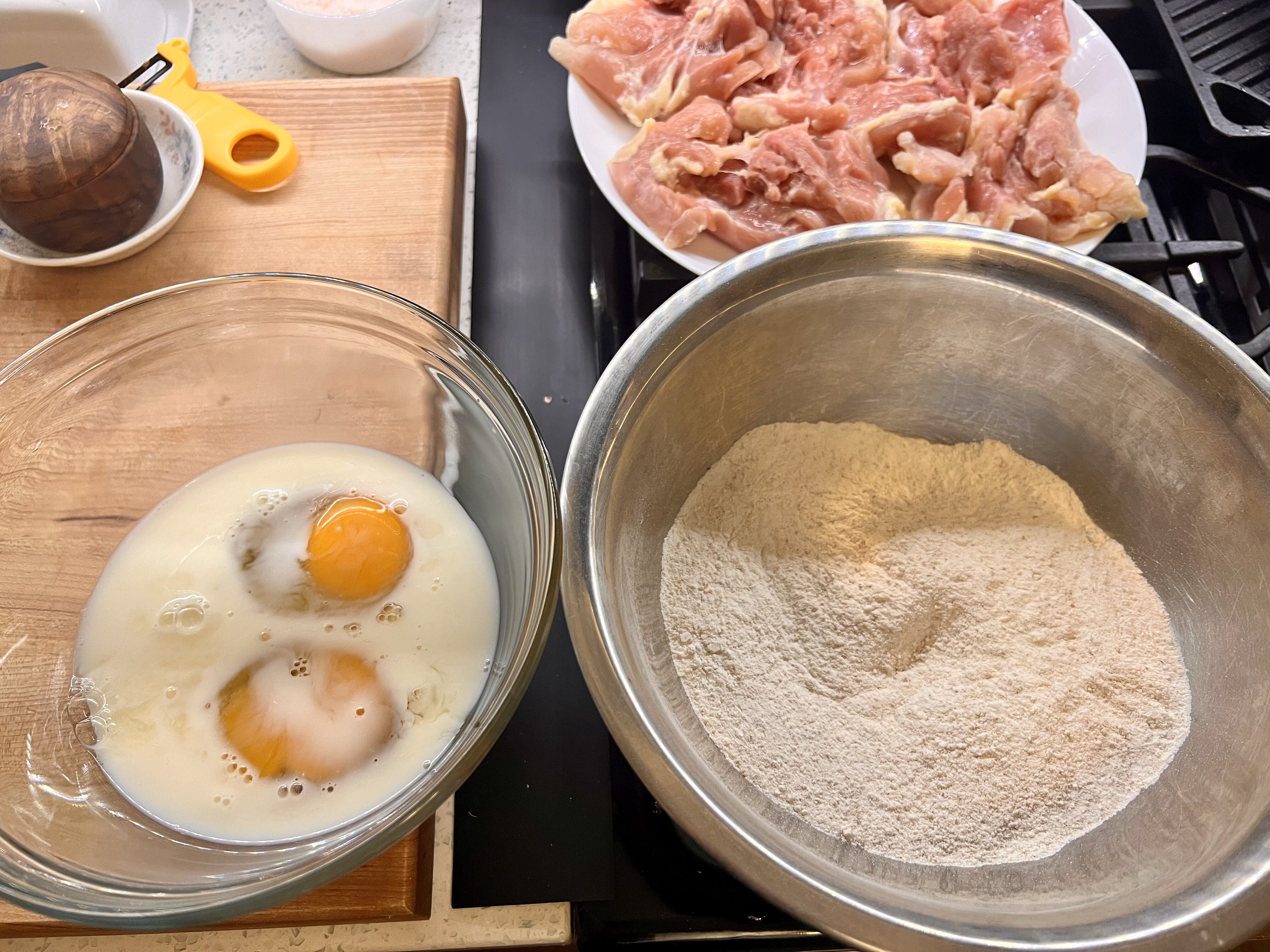 Dumpling ingredients