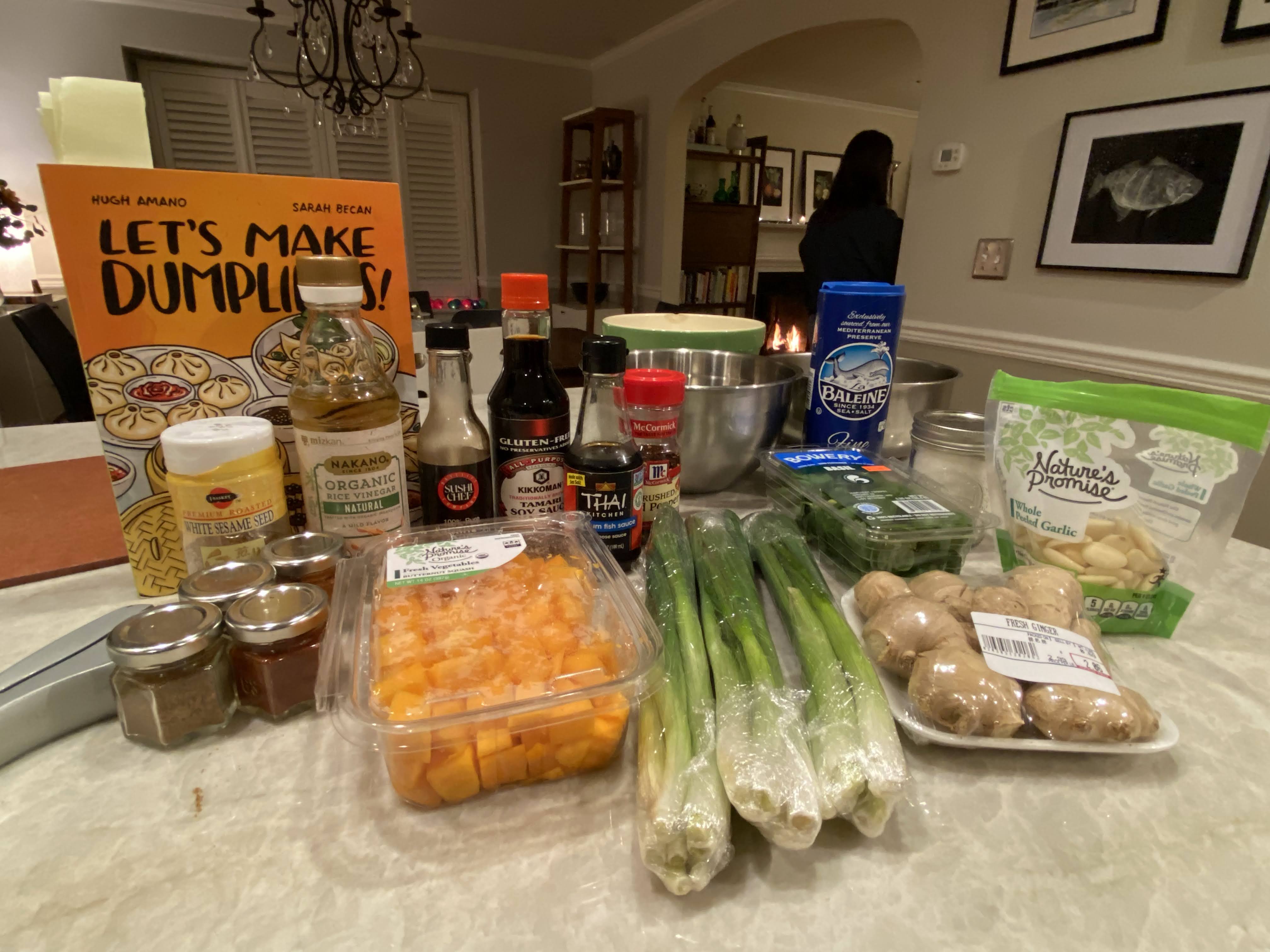 Dumpling ingredients