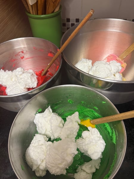 Egg whites to batter