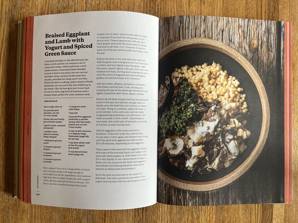 Eggplant lamb book