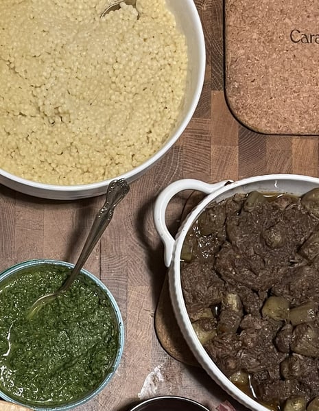 Eggplant Lamb plate