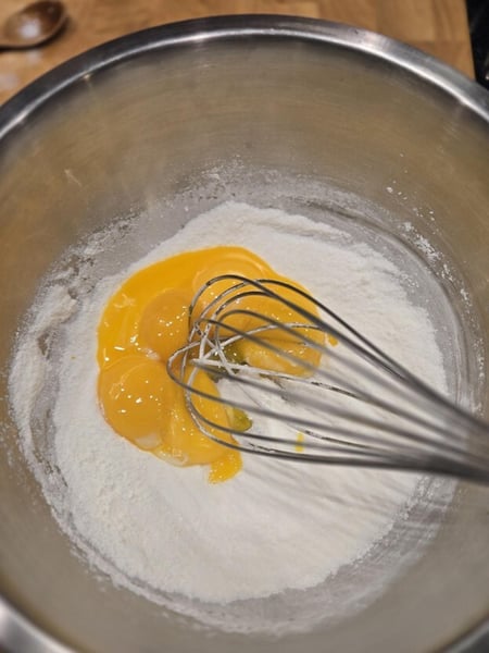 Eggs cornstarch