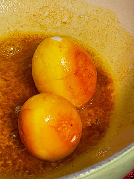 eggs in oil