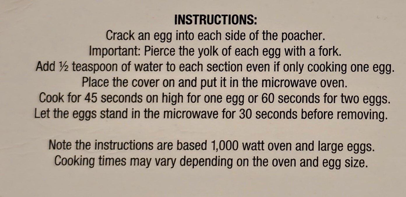 Eggy instructions