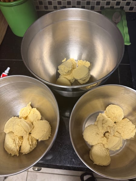 Equally divided batter