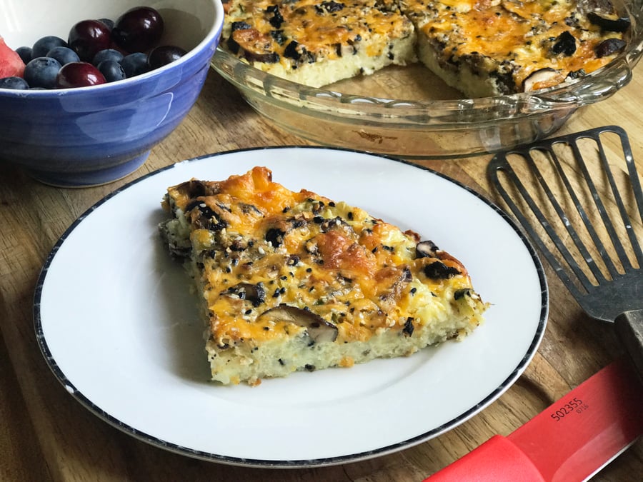 Everything Bagel Quiche