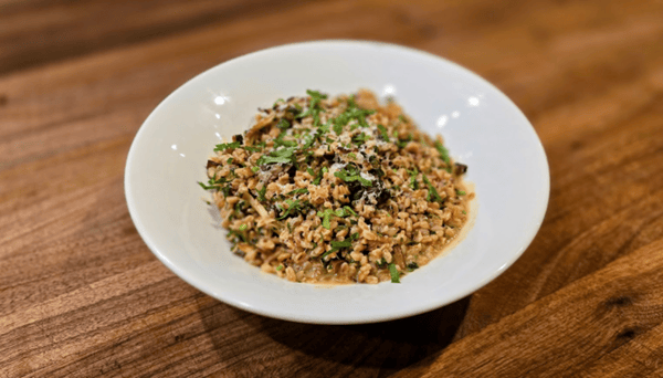 Farro risotto