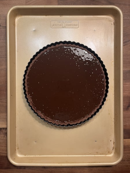 Filled tart shell