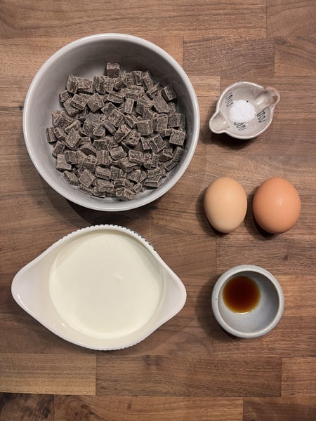 Filling mise en place