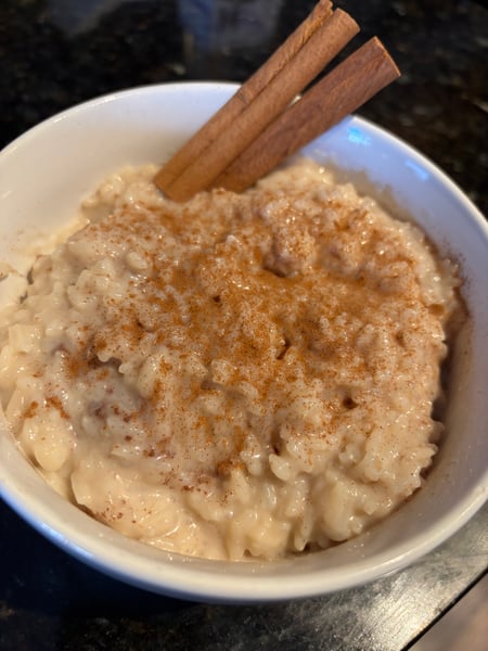 Rice pudding