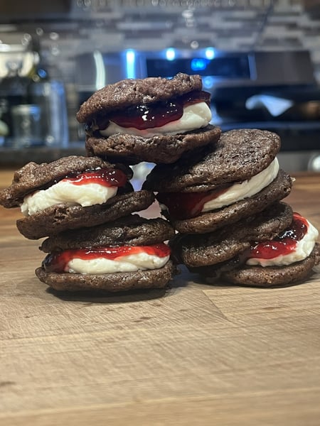 Finished cookies