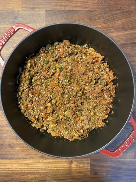 finished Bulgogi mince