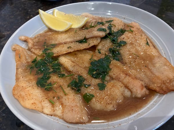Fish final dish