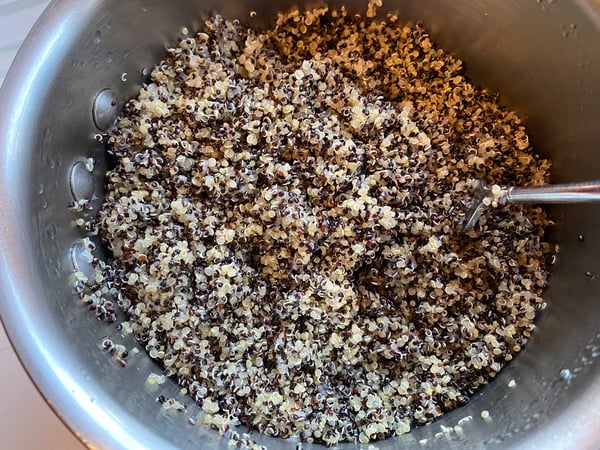 fluff quinoa