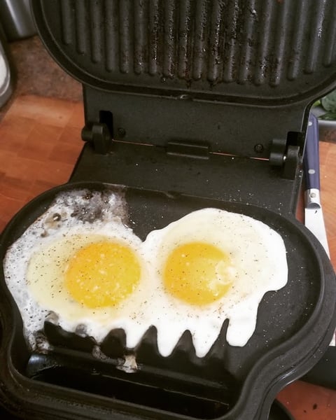 foreman grill eggs