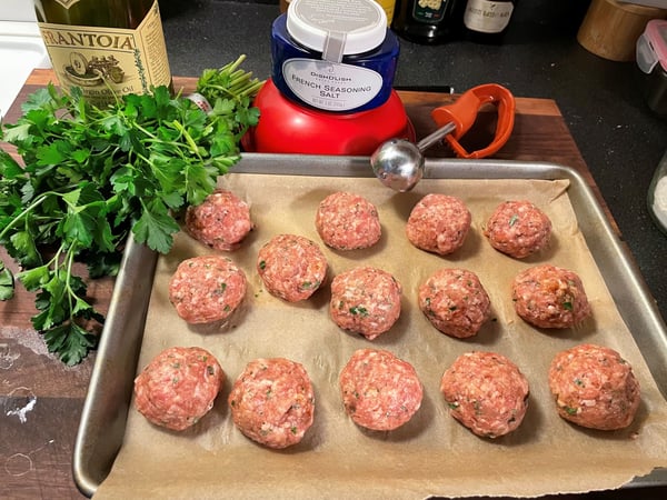 french seasoning salt meatballs
