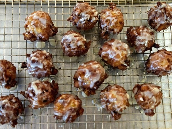 Fritters with Glaze