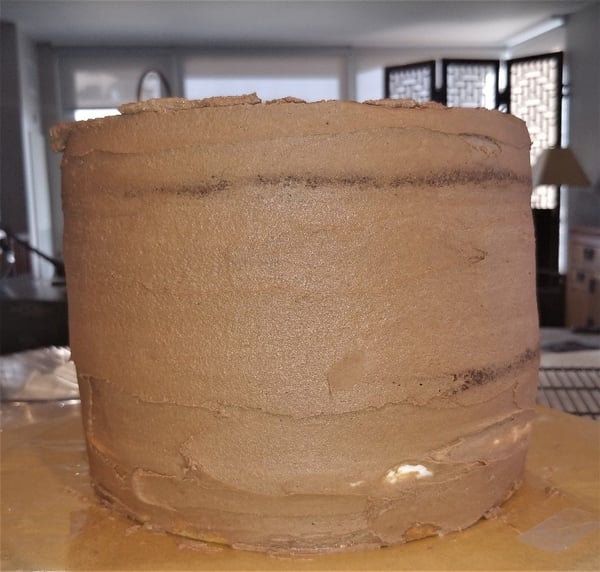 frosted layer cake