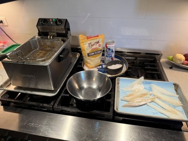 Fish fry set up
