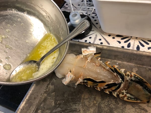 garlic butter lobster