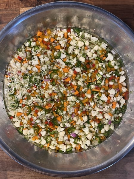 Giardiniera brine