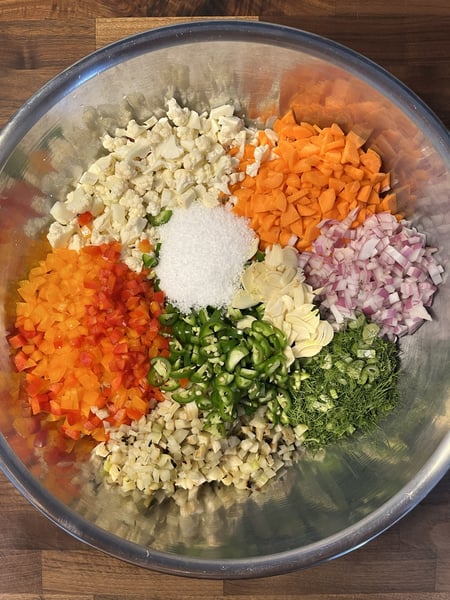 Giardiniera cuts